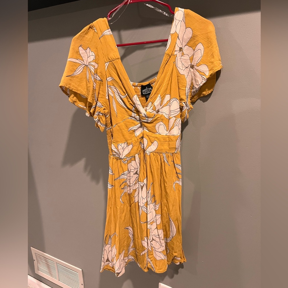Floral Yellow Dress